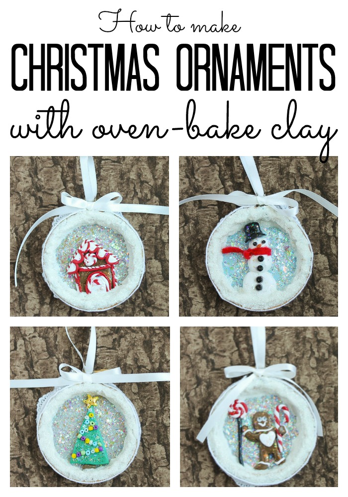 How to make air dry clay Christmas ornaments - Twitchetts