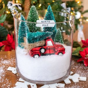 Christmas Terrarium by Crafts by Amanda