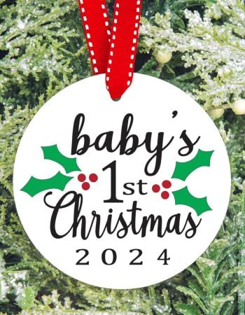 babys 1st christmas free svg file