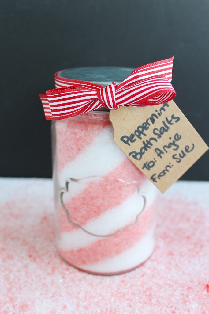 Bath Salts Homemade Gift Idea with Peppermint - Angie Holden The ...