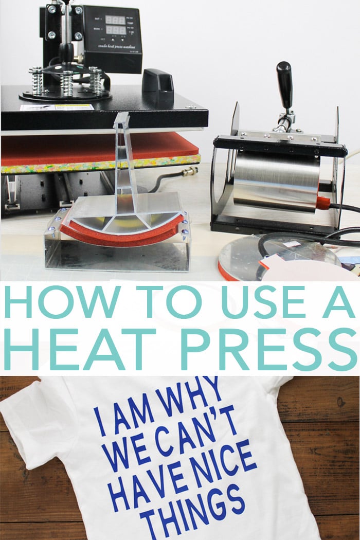 How to Use a Heat Press - Angie Holden The Country Chic Cottage