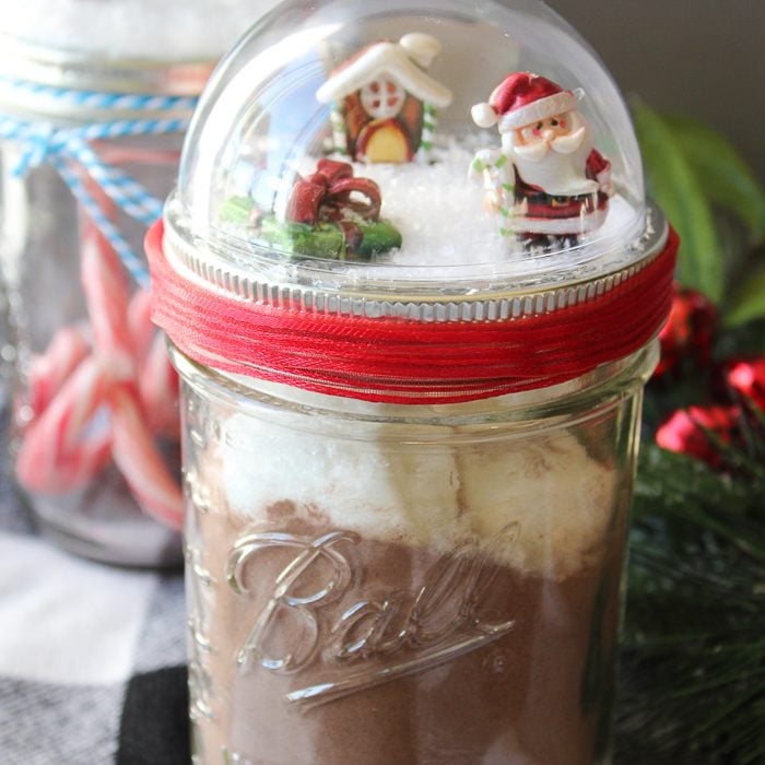 Mason Jar Christmas Craft Snow Globe Toppers - Angie Holden The Country ...