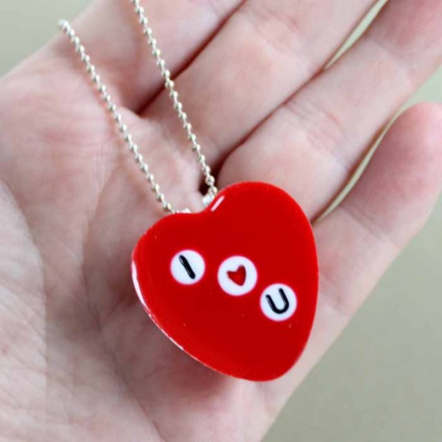 Heart Necklace to Make for Valentine's Day - Angie Holden The Country ...