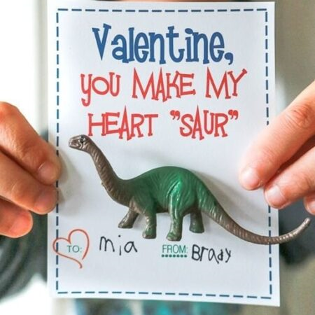 Dinosaur Printable Valentines by That's What Che Said