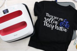 how to use cricut iron on vinyl easy press the country