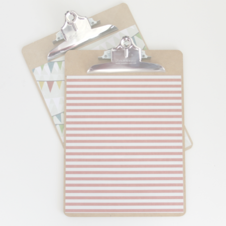 Clipboard Makeover by Ginger Snap Crafts