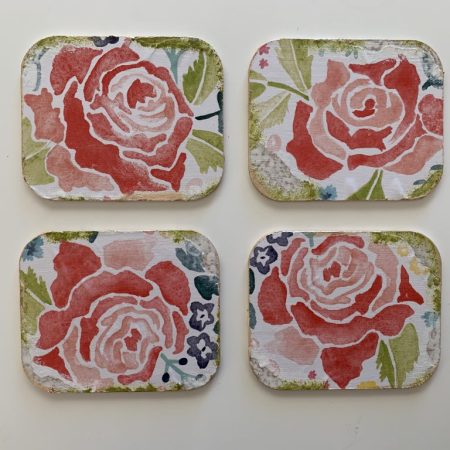 Decoupage Coasters by Albion Gould