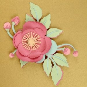 Paper Flower Corsage For Mother's Day by Mad in Crafts