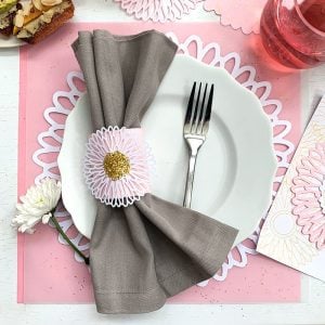 Pretty Floral Place Setting by 100 Directions