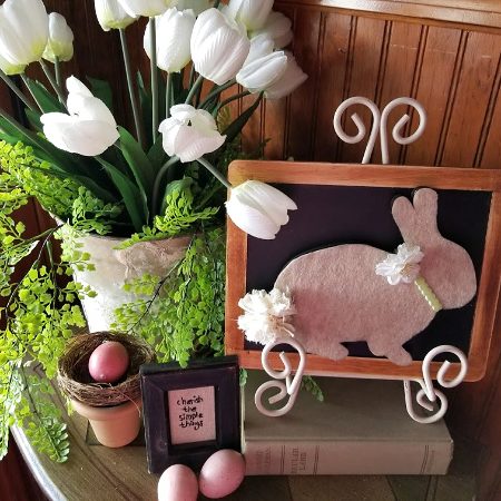 Simple Easter Bunny Craft by Polka Dot Poplars