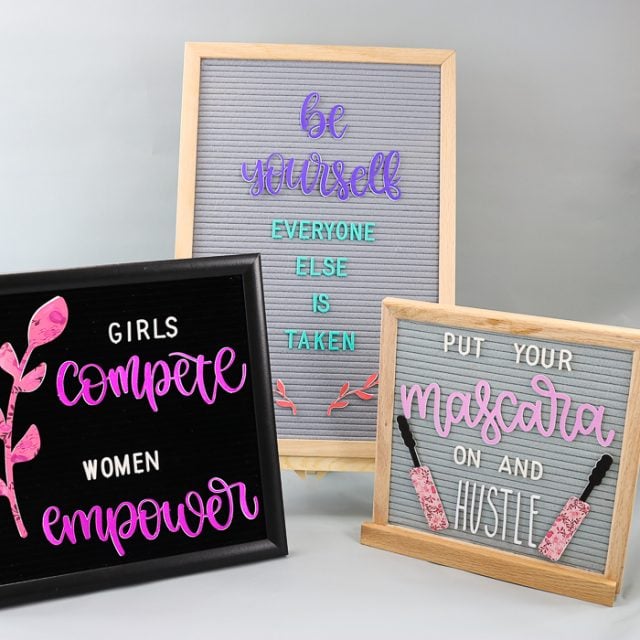 How to Make Adorable Letter Board Accessories With Your Cricut - Angie ...