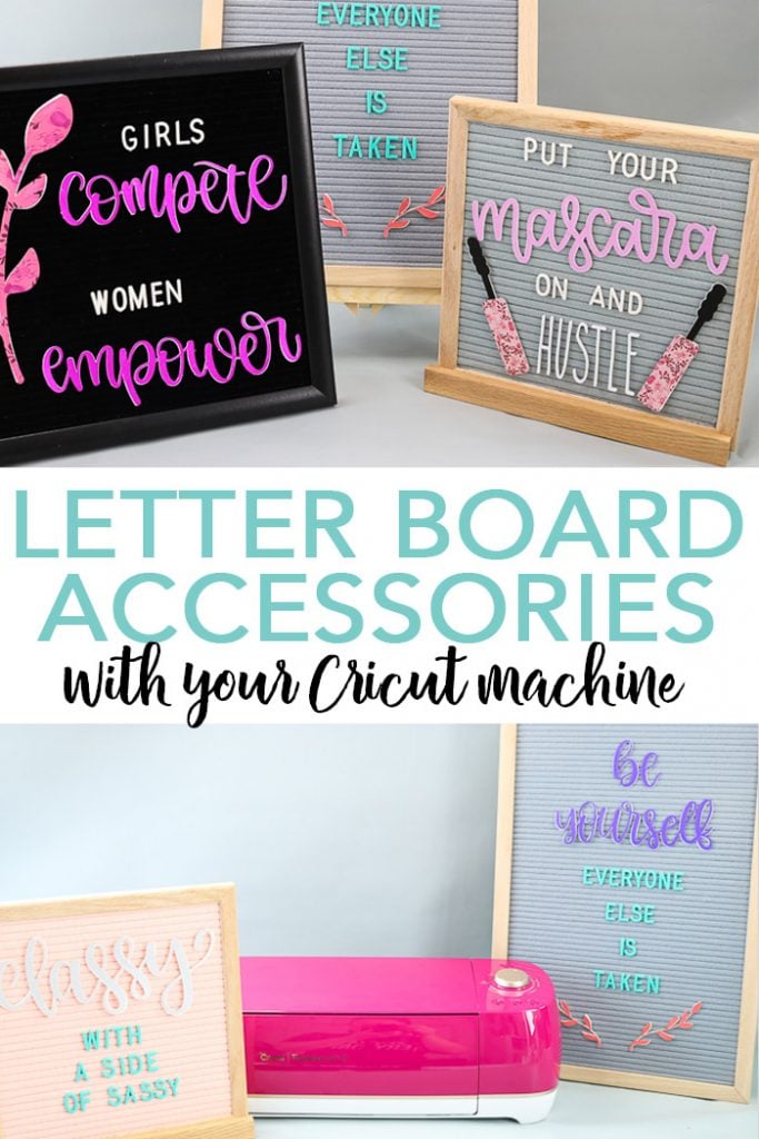 DIY Letter Board Accessories with Your Cricut