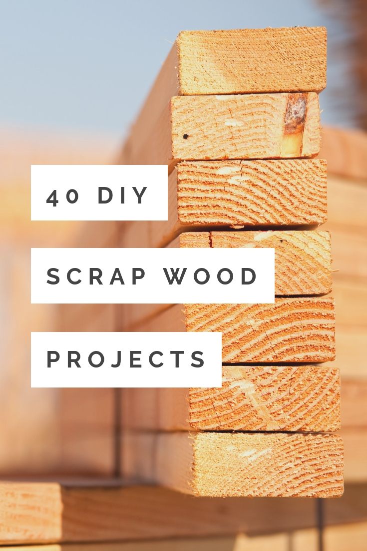 40 DIY Scrap Wood Projects You Can Make - The Country Chic 