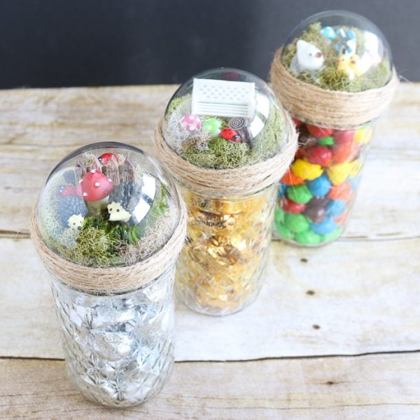 Mason Jar Gift Ideas with a Fairy Garden Top - Angie Holden The Country ...