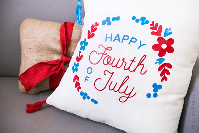 Homemade 4th of July Pillow