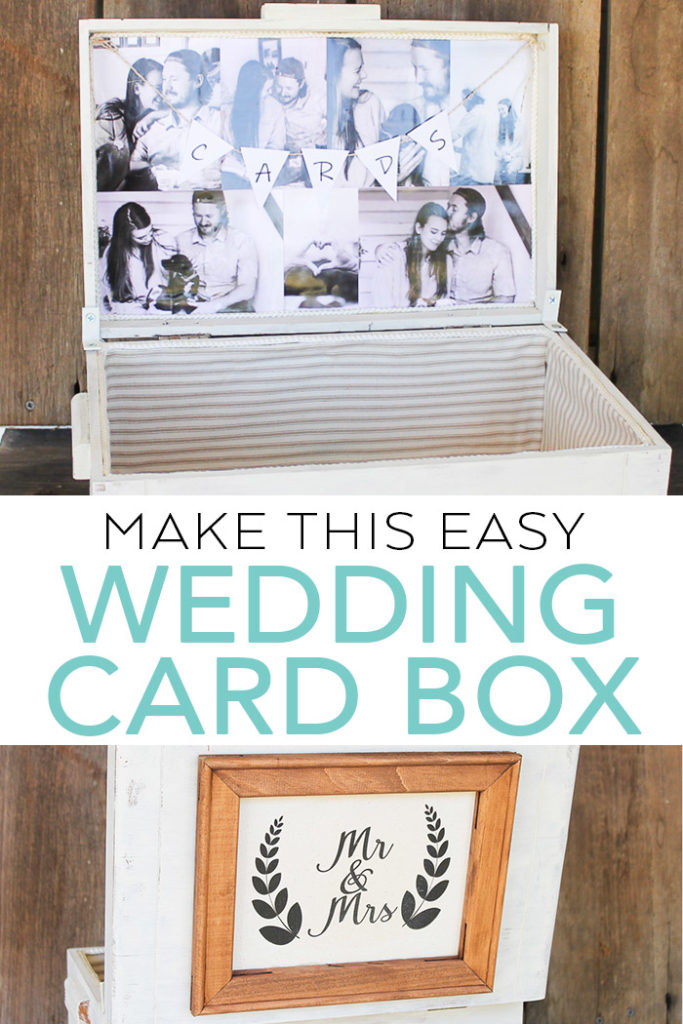 diy wedding card box
