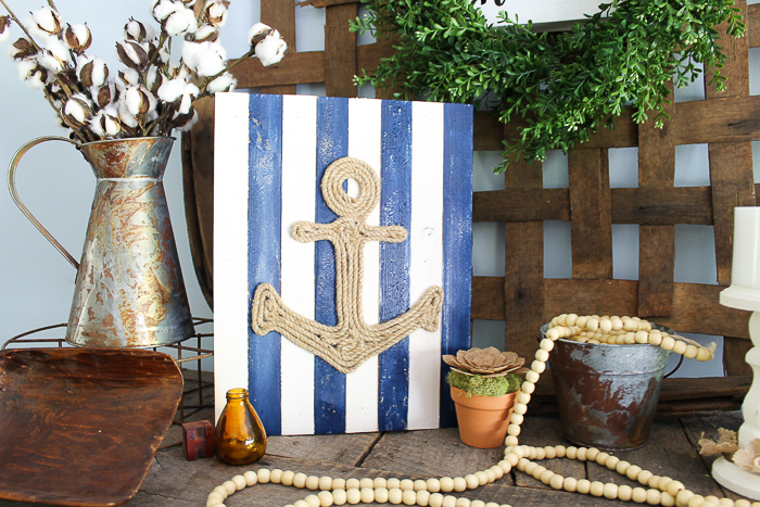Cute Nautical Rope Decor For Your Home - Angie Holden The Country Chic  Cottage