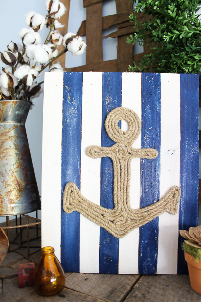 Cute Nautical Rope Decor For Your Home - Angie Holden The Country Chic  Cottage