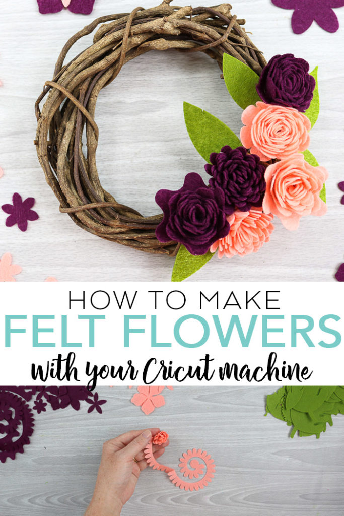How to Make Felt Flowers with a Cricut - Angie Holden The Country Chic  Cottage