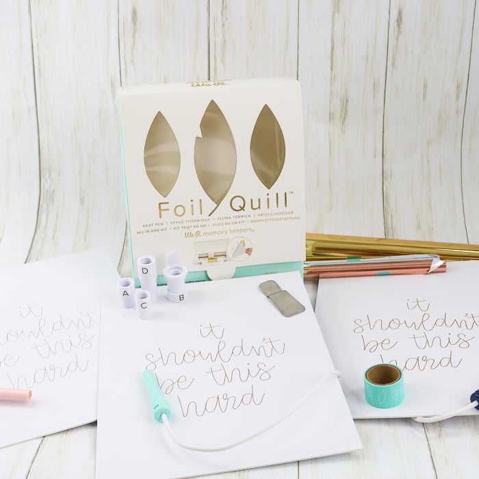 How to Use the Foil Quill on a Cricut Machine - Angie Holden The