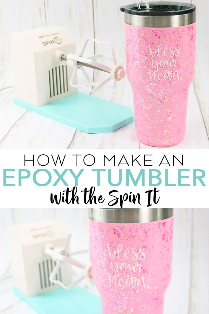 how to make a glitter tumbler with epoxy