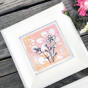 Make Your Own Mini Flower Wall Art by 100 Directions