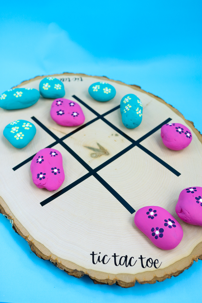Welcome Baby: Playgroup Activity: Painted Rock Tic Tac Toe