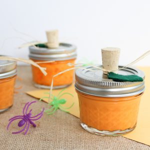Cute DIY Halloween Snack Jar Craft - Angie Holden The Country Chic Cottage