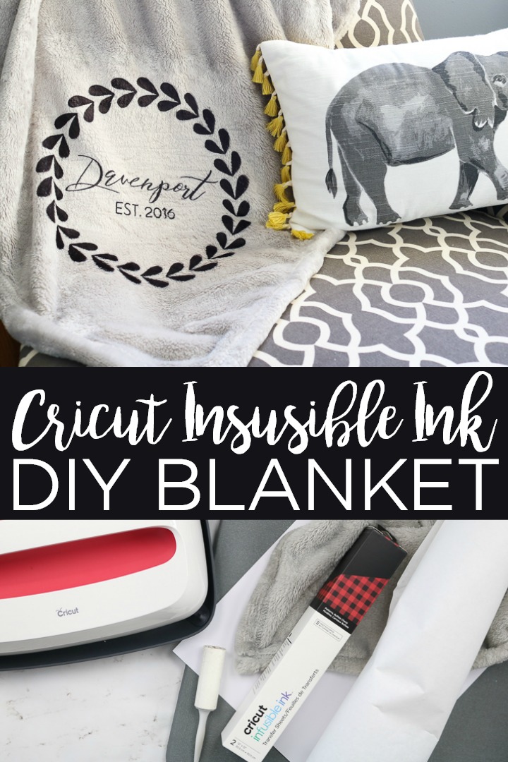 How to Use Cricut Infusible Ink Markers on a Plush Polyester Blanket - Mom  MD Hawaii