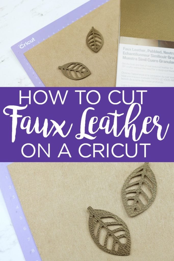 How To Cut Cricut Faux Leather With Your Machine - Angie Holden