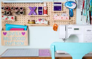 How to Make Craft Room Pegboards - Angie Holden The Country Chic Cottage