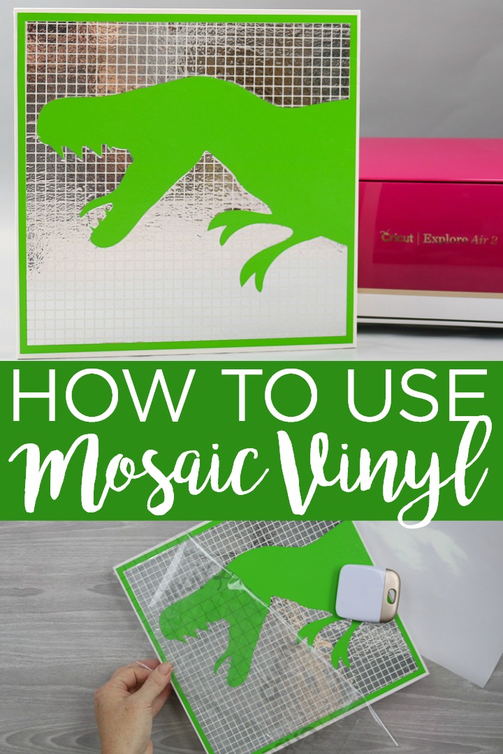 How to Use Mosaic Vinyl from Cricut - Angie Holden The Country Chic Cottage