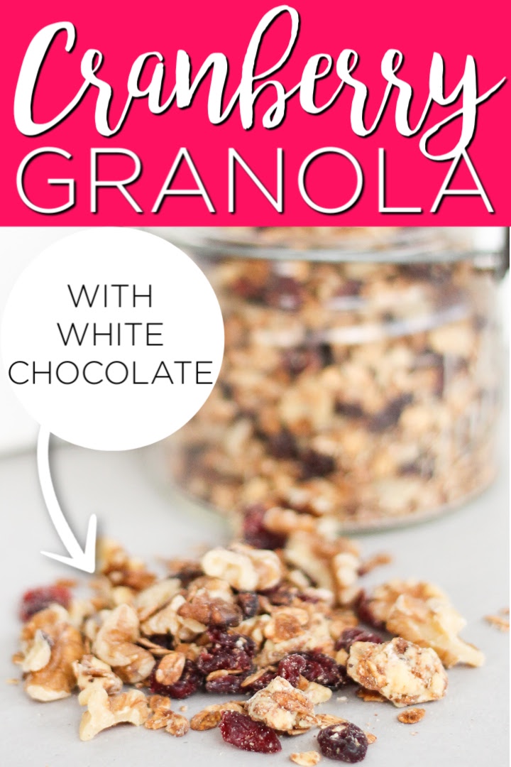 Cranberry Granola with White Chocolate - Angie Holden The Country Chic ...