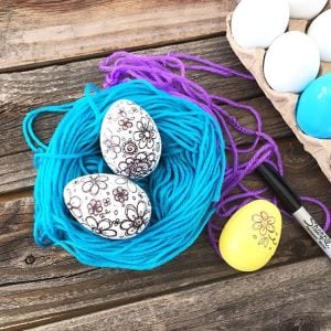 Make Drawing Art Easter Eggs by 100 Directions