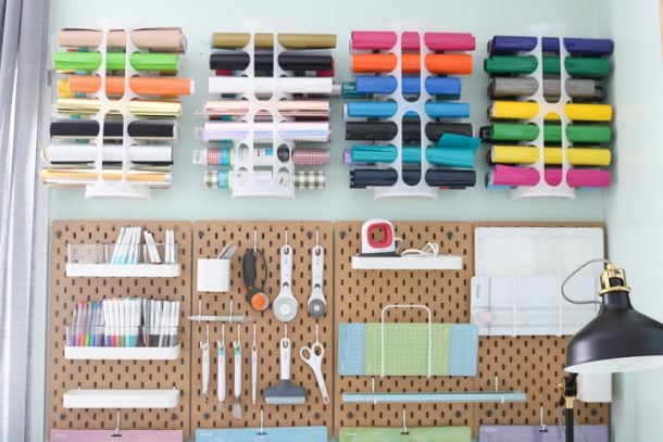 Cricut Craft Room: Ideas for Organizing - The Country Chic Cottage