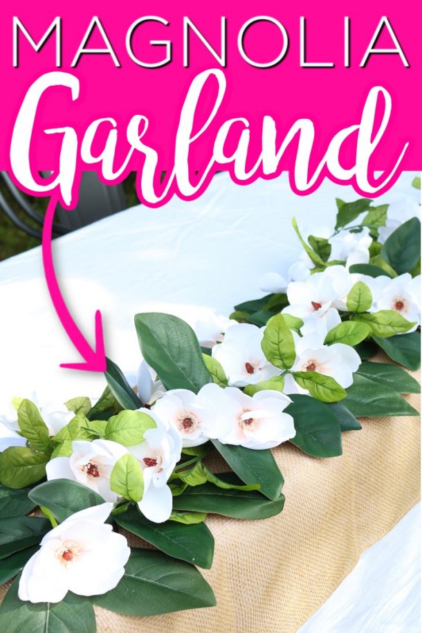 DIY Magnolia Garland (+ Wedding Table Ideas) - Angie Holden The Country ...