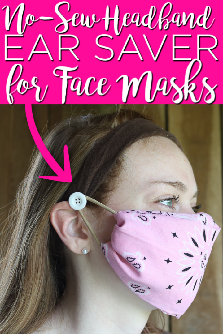 No-Sew Headband Ear Saver for Face Masks - Angie Holden The Country Chic  Cottage