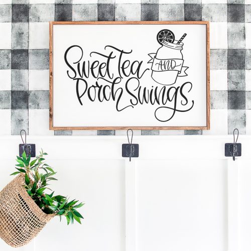 Free Sweet Tea SVG and Porch Sign - Angie Holden The Country Chic Cottage