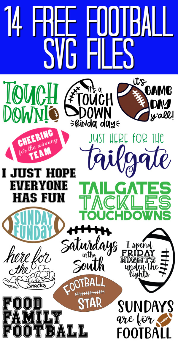 Download 14 Free Football Svg Files For You The Country Chic Cottage