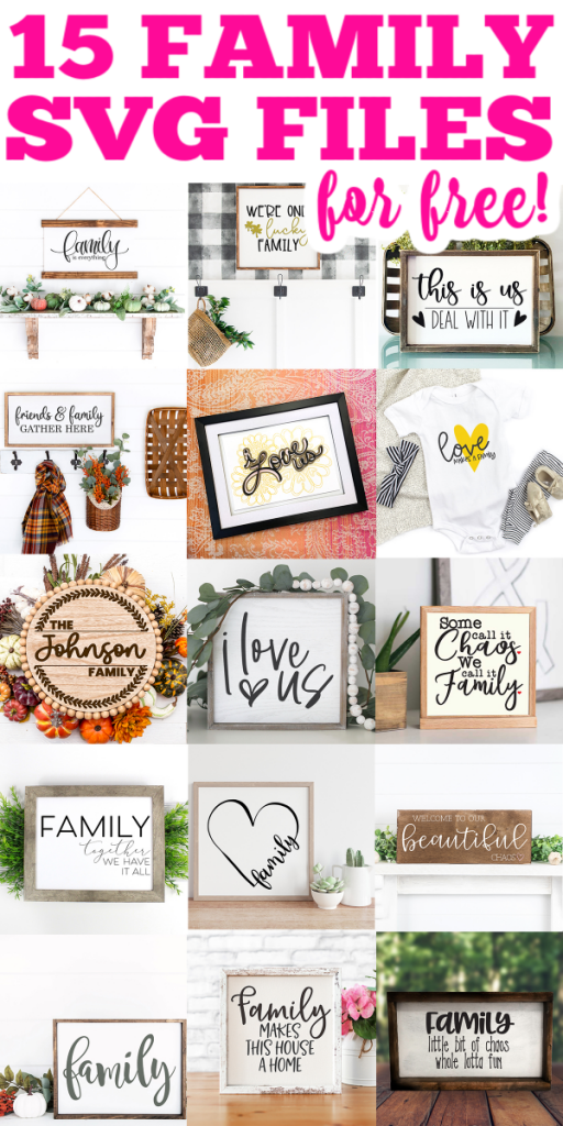 Family SVG Files: 15 Free Cut Files You Need - Angie Holden The Country ...