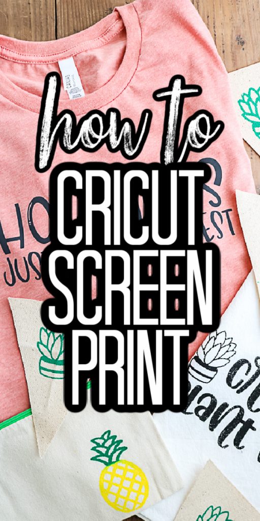 Cricut Screen Print How To Screen Print With Vinyl Angie Holden The 