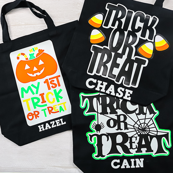 Personalized Halloween Trick or Treat Bags  Baskets