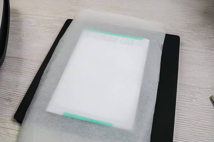 protective paper for sublimation on a blank