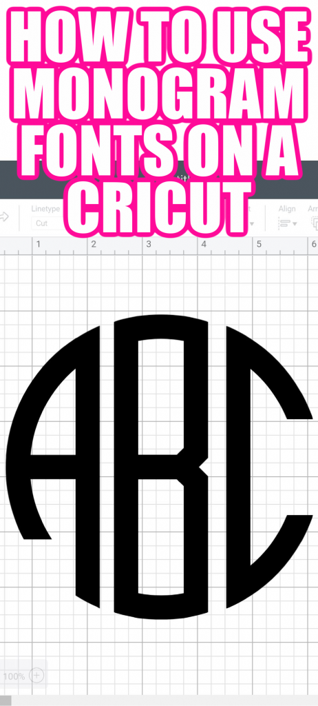 The Best Monogram Fonts and Using Them in a Cricut - Angie Holden