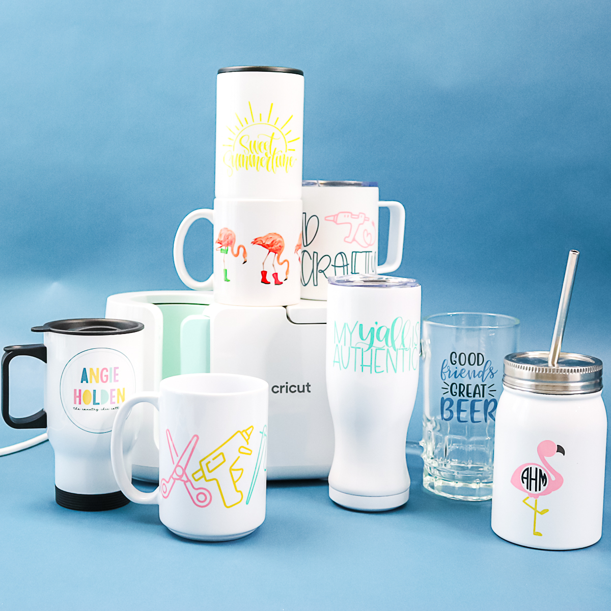 Tumblers in the Cricut Mug Press and Other Blanks - Angie Holden