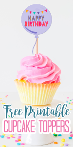 Free Printable Cupcake Toppers and More Party Printables - Angie Holden ...