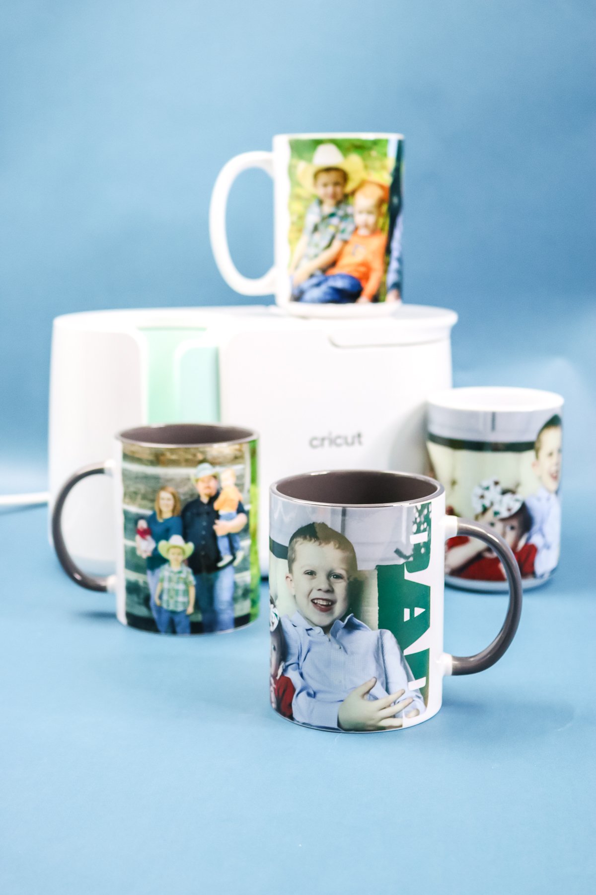 DIY Photo Mugs with Sublimation and Cricut Mug Press - Angie