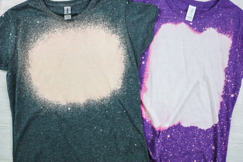 shirt bleaching patterns