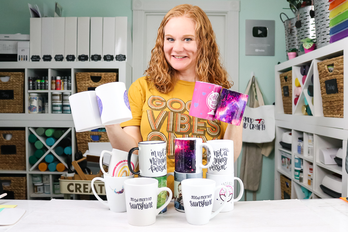 Guide to the BEST Cricut Vinyl for Coffee Mugs! - Jennifer Maker