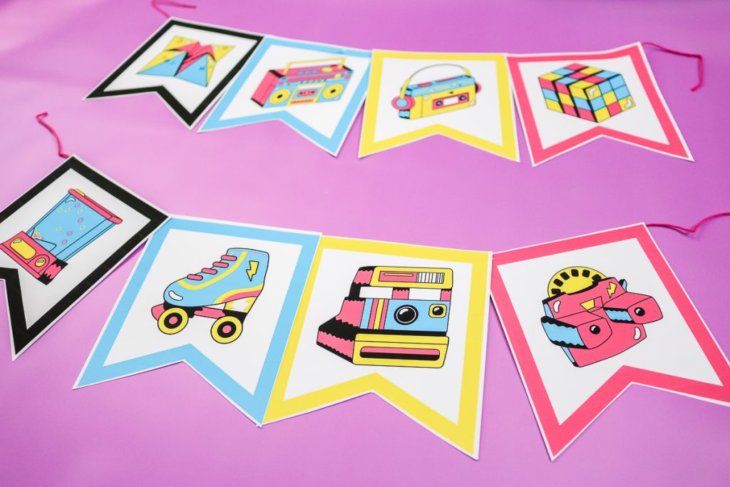 80 S Themed Free 80S Printables